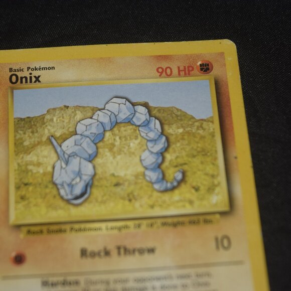 Onix 56/102 Base Set Unlimited 1999 Pokemon Card-LP - Picture 2 of 6